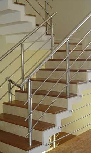 Corrimão de alumínio para escada Corrimão de alumínio para escada