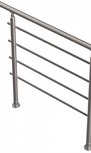 Corrimão de escada de alumínio Corrimão de escada de alumínio